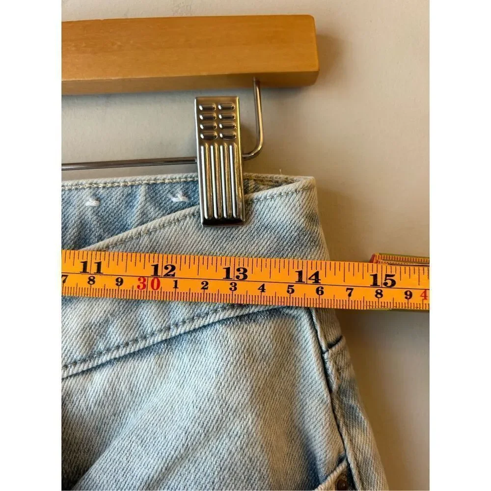 Talbots Wide-leg Crop Jean 4 Petite Fringe Detail  Maui Wash - Picture 3 of 10